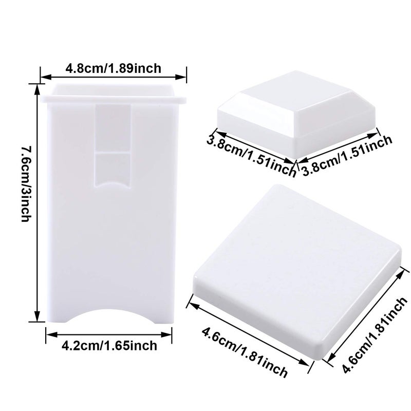 Cooraby 2 Pack Plastic Butter Spreader Corn Cob Butter Holder Spreads Butter Dispenser with Built-in Cover - Image 5